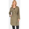 Khaki dámsky dvojradový kabát