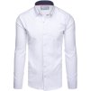 Pánska biela košeľa s dlhým rukávom