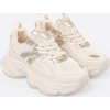 Svetlobéžové dámske sneakersy na hrubej podrážke