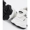 Bielo-čierne dámske sneakersy na hrubej podrážke