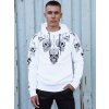 Pánska biela mikina s potlačou