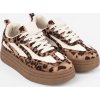 Dámske sneakersy s leopardím vzorom