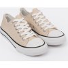 Svetlobéžové dámske plátené tenisky