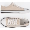 Svetlobéžové dámske plátené tenisky