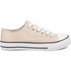 Svetlobéžové dámske plátené tenisky