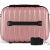Solier Ružový cestovný kozmetický kufor NOEL