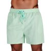 Mintové pánske kúpacie šortky s elastickým pásom