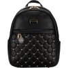 Peterson Módny čierny prešívaný dámsky batoh so zlatým kovaním (Veľkosť ONE SIZE)