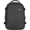 Peterson Tmavosivý vodotesný cestovný batoh s priestorom pre notebook