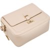 Peterson Béžová dámska crossbody kabelka s dvoma popruhmi