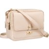 Peterson Béžová dámska crossbody kabelka s dvoma popruhmi