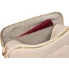 Peterson Béžová dámska crossbody kabelka s dvoma popruhmi