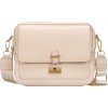 Peterson Béžová dámska crossbody kabelka s dvoma popruhmi