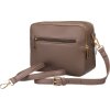 Peterson Hnedá dámska crossbody kabelka s dvoma popruhmi