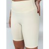 Krémové dámske biker shorts LOVIFIT