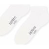 Biele dámske členkové bambusové ponožky Art. 094