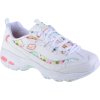 Biele sneakersy Skechers D'Lites-Blooming Fields