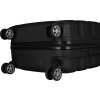 Peterson Čierny stredne veľký cestovný kufor AMSTERDAM