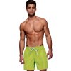 Limetkové pánske plavecké kraťase s vreckami