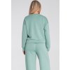 Mint dámska viskózová mikina s vreckom na hrudi