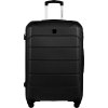 Čierny veľký cestovný kufor WINGS GANNET