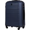 Tmavomodrý stredne veľký cestovný kufor WINGS GANNET