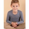 Šedé chlapčenské termo tričko