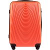 Oranžová sada škrupinových kufrov FALCON