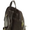 MARCO MAZZINI Tmavohnedý elegantný dámsky kožený batoh