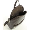 MARCO MAZZINI Tmavohnedý elegantný dámsky kožený batoh