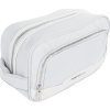 Svetlosivá cestovná kozmetická taštička
