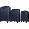 Tmavomodrá sada 3 cestovných kufrov WINGS GANNET