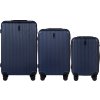 Tmavomodrá sada cestovných kufrov EGRET