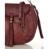 Marco Mazzini vínová kožená taška (Veľkosť ONE SIZE)
