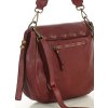 Marco Mazzini vínová kožená taška (Veľkosť ONE SIZE)