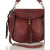 Marco Mazzini vínová kožená taška (Veľkosť ONE SIZE)