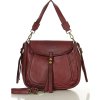Marco Mazzini vínová kožená taška (Veľkosť ONE SIZE)