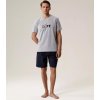 Krátke pánske pyžamo Atlantic so vzorovanými kraťasmi