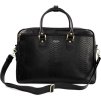 Černá dámská kožená taška na notebook MARINA