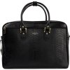 Černá dámská kožená taška na notebook MARINA