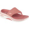 Ružové dámske žabky na platforme Skechers Go Walk Arch Fit 2.0 Sandal - Carrie