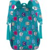 Peterson Tyrkysový školský plecniak s roztomilými mačičkami