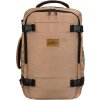 Peterson Béžový cestovný batoh s priedušnými popruhmi 40x25x20 cm