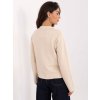 Béžový elegantný dámsky sveter s výraznými gombíkmi (Veľkosť ONE SIZE)