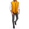Tmavožltá pánska prešívaná vesta