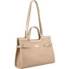Peterson Béžová dámska kabelka s magnetickým zapínaním