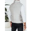 Svetlosivá pánska prešívaná vesta