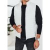 Biela pánska prešívaná vesta