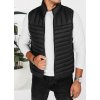 Čierna pánska prešívaná vesta