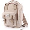 Himawari Béžový štýlový dámsky batoh s priehradkou na notebook